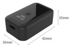 SAFETRONIK Mini GPS Tracker s funkciou GSM odposluchu GF22 - SAFETRONIK