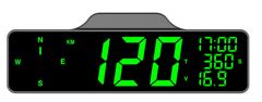 SAFETRONIK Multifunkčný GPS HUD rýchlomer do auta C3060 - KINGNEED