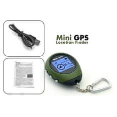 SAFETRONIK Mini GPS navigácia s kompasom na kľúče PG03 - SAFETRONIK