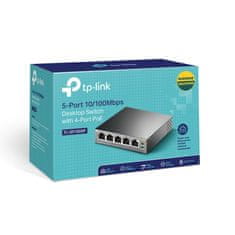 TP-LINK PoE switch pre IP kamerové systémy 4-port TP-LINK - TP-LINK