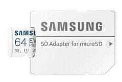 SAMSUNG 64 GB pamäťová Micro SD karta Samsung EVO Plus + SD Adaptér, CLASS 10 - SAMSUNG