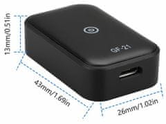 SAFETRONIK Mini GPS Tracker s funkciou GSM odposluchu GF21 - SAFETRONIK