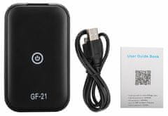 SAFETRONIK Mini GPS Tracker s funkciou GSM odposluchu GF21 - SAFETRONIK