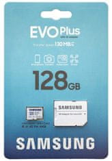 SAMSUNG 128 GB pamäťová Micro SD karta Samsung + SD Adaptér, CLASS 10 - SAMSUNG