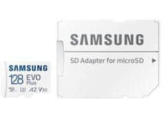 SAMSUNG 128 GB pamäťová Micro SD karta Samsung + SD Adaptér, CLASS 10 - SAMSUNG