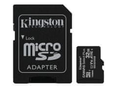 Kingston 32 GB pamäťová Micro SD karta Kingston + Adaptér, CLASS 10 - KINGSTON