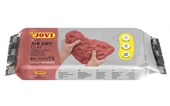 Popron.cz Modelovací hmota Jovi Air Dry, připravená k použití, sušení na vzduchu, na bázi vlhké hlíny, 1 kg v terakotě