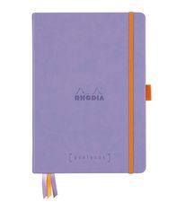 Popron.cz Zápisník Rhodia 118578C Goalbook (DIN A5, 14,8 x 21 cm, puntík, praktický a trendy, s pevným obalem, 90g bílý papír, 120 listů) 1 kus, iris blue