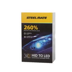 STEELMATE LED D1S Sada LED žiaroviek pre svetlomety STEELMATE