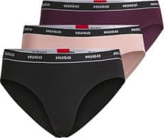 Hugo Boss 3 PACK - dámske nohavičky HUGO 50480157-991 (Veľkosť XXL)