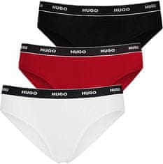 Hugo Boss 3 PACK - dámske nohavičky HUGO 50480157-968 (Veľkosť XL)