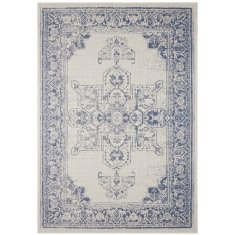 NORTHRUGS Kusový koberec Twin Supreme 104138 Blue / Cream – na von aj na doma 80x150