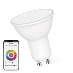 EMOS LED žiarovka GoSmart MR16 / GU10 / 4,8 W (35 W) / 400 lm / RGB / stmievateľná / Zigbee