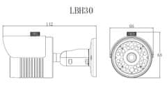 SAFETRONIK AHD kamera 2MP 1920x1080, 25m IR - Longse