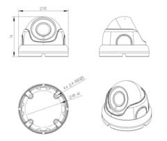 SAFETRONIK IP kamera 4MP 2560x1440, 20m IR Longse - Longse