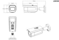 SAFETRONIK AHD kamera 2MP 1920x1080, 60m IR - Longse