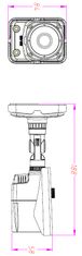 SAFETRONIK AHD kamera 2,1MP 1920x1080, 20m IR - Longse