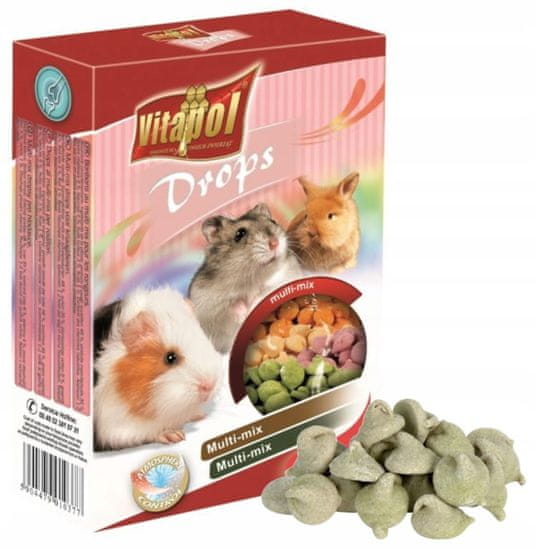 Hobby Vitapol Przysmak dropsy pre králiky 75 g