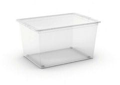 Kis C Box XL - transparent, 50l s kolieskami