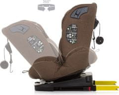 Chipolino Autosedačka X Factor i-Size 40-150cm Isofix 360 Macadamia