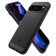 Spigen Rugged Armor, matte black - Google Pixel 9 Pro XL