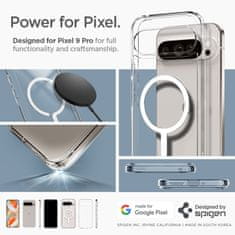 Spigen Ultra Hybrid OneTap Metal Ring MagSafe, white - Google Pixel 9 Pro