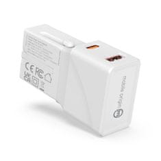 Mobile-origin Travel adapter 25W, EU/US/UK/AU, white