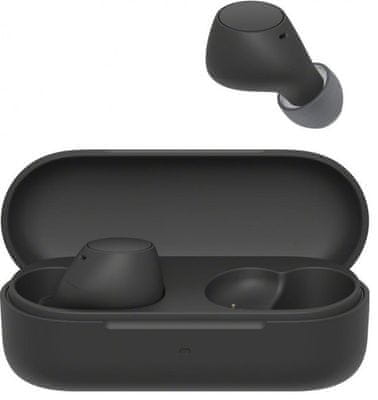 moderní bluetooth sluchátka do uší sony wf c510 výborný zvuk handsfree funkce nabíjecí box