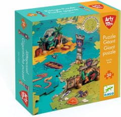 Djeco Giant puzzle Bitka 30 dielikov