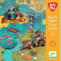 Djeco Giant puzzle Bitka 30 dielikov