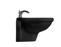 KERASAN RETRO bidet závesný 38x52cm, čierna mat 102631 - Kerasan