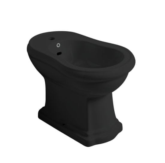 KERASAN RETRO bidet stojaci 38,5x60cm, čierna mat 102031 - Kerasan