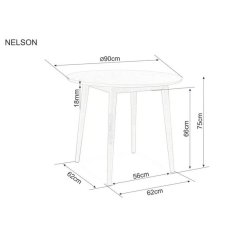 Signal Jedálenský stôl NELSON - dub medový