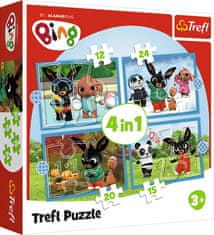 Puzzle Bing Roční období 4v1 (12,15,20,24 dílků)