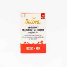 Decora Gélová farba červená 28 g