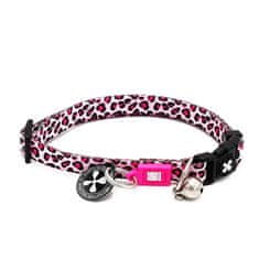 MAX MOLLY Cat Obojok Smart ID - Leopard Pink