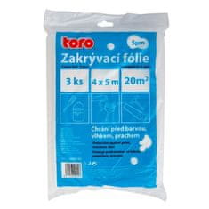 TORO FÓLIA 3KS PRE OCHRANU PROTI PRACHU HDPE 5MY 4X5M