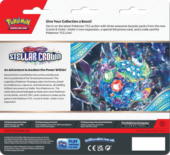 Pokémon TCG: SV07 Stellar Crown - 3 Blister Booster Latias