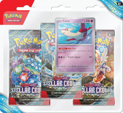 Pokémon TCG: SV07 Stellar Crown - 3 Blister Booster Latias