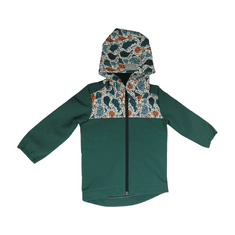 MOONRISE Fashion Detská softshell bunda never give up - stones forest green, 110