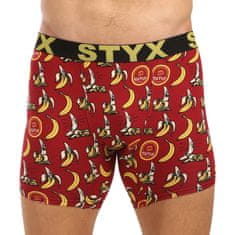 Styx Pánske boxerky long art športová guma banány (UN1359) - veľkosť XXL