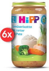 HiPP BIO Zeleninové rizoto s morčacím mäsom 6 x 250 g