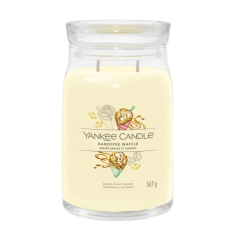 Yankee Candle Yankee Candle vonná sviečka Signature large Banoffee Waffle 567g