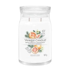 Yankee Candle Yankee Candle vonná sviečka Signature large White Spruce &amp; Grapefruit 567g