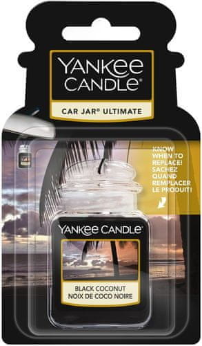 Yankee Candle Yankee Candle Luxusná visačka do auta Ultimate Black Coconut