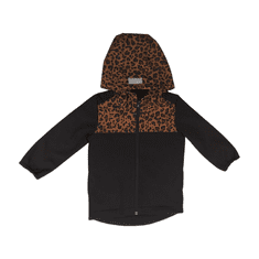 MOONRISE Fashion Detská softshell bunda never give up - leopard brown/black, 146