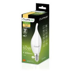 LUMILED Sada 6x LED žiarovka E14 BA35 8W = 60W 806lm 3000K Teplá biela 180°