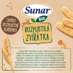 Sunar BIO sušenky Rozpustilá zvířátka 6 x 160 g