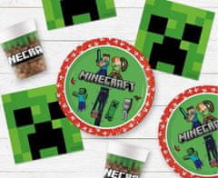 Procos Papierové taniere Minecraft TNT 23cm 8ks