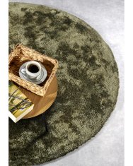 Elle Decor Kusový koberec Cosy 106109 Green kruh z kolekcie Elle 160x160 (priemer) kruh